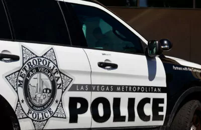 police car in Vegas